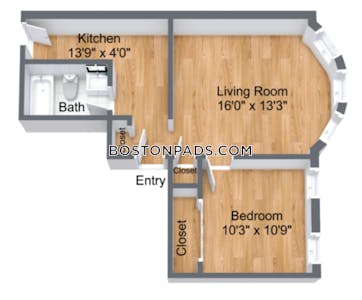 Brookline 1 Bed 1 Bath BROOKLINE- WASHINGTON SQUARE $2,710  Washington Square - $2,735 No Fee