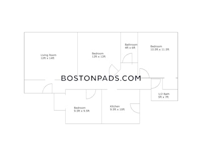 Brighton 3 Bed 1.5 Bath BOSTON Boston - $4,550 No Fee