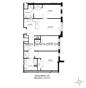 Allston 3 Beds 2 Baths Boston - $6,375 No Fee