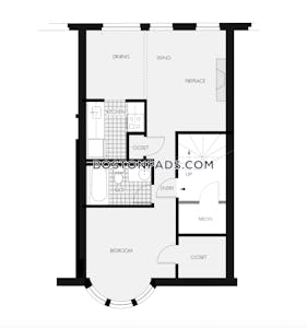 Back Bay 1 Bed 1 Bath Boston - $2,855