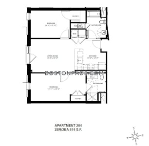 Allston Apartment for rent 2 Bedrooms 2 Baths Boston - $4,950 No Fee