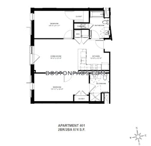 Allston Apartment for rent 2 Bedrooms 2 Baths Boston - $4,975 No Fee