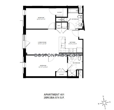 Allston Apartment for rent 2 Bedrooms 2 Baths Boston - $4,975 No Fee