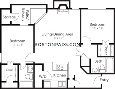 Quincy 2 Beds 2 Baths  South Quincy - $2,745