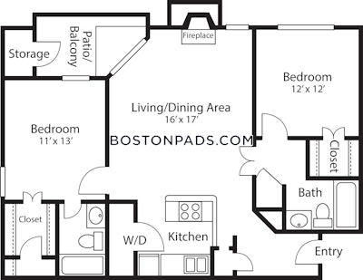 Quincy Apartment for rent 2 Bedrooms 2 Baths  South Quincy - $2,905